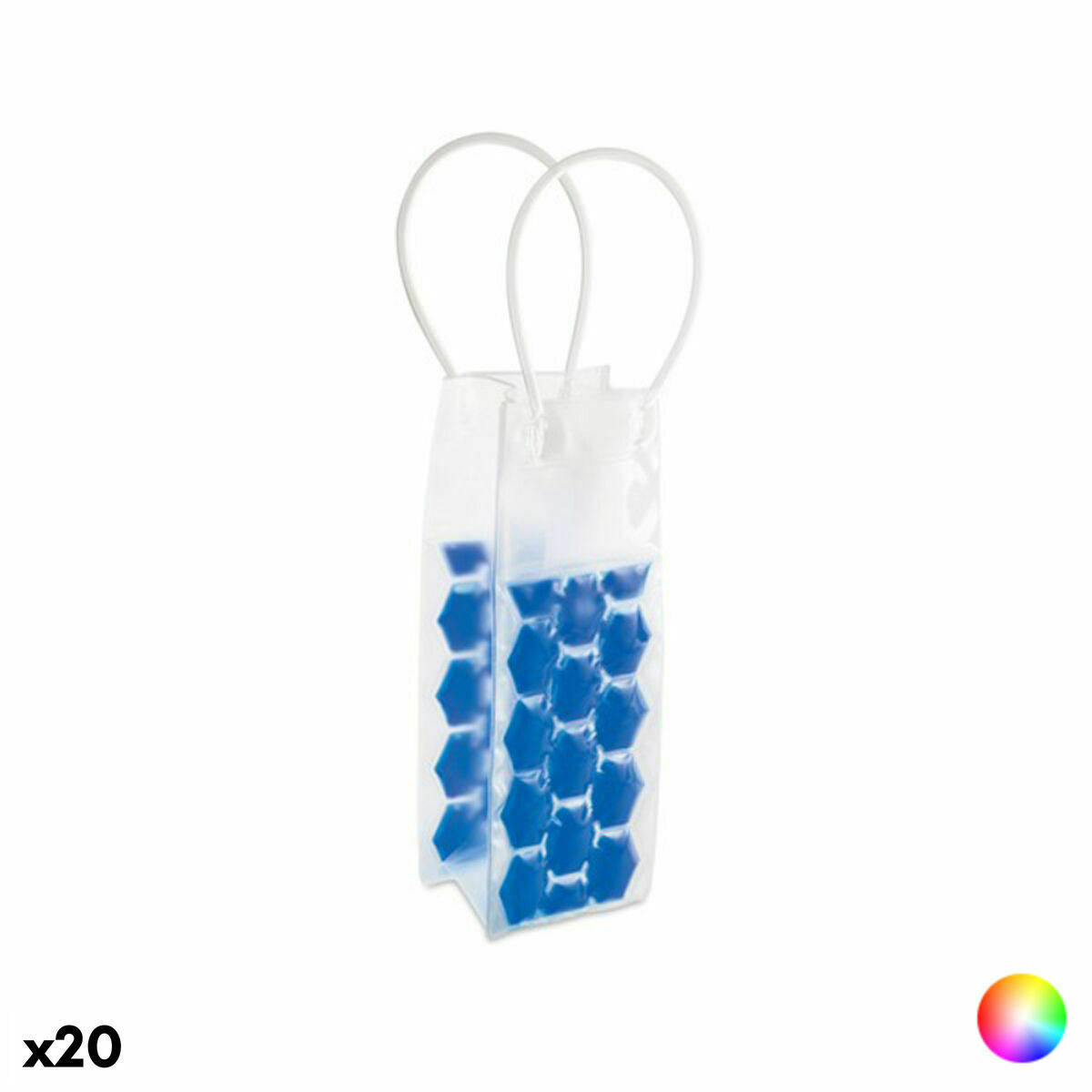 Flaskkylare Winchill Server 144232 PVC (20 antal), Färg: Vit