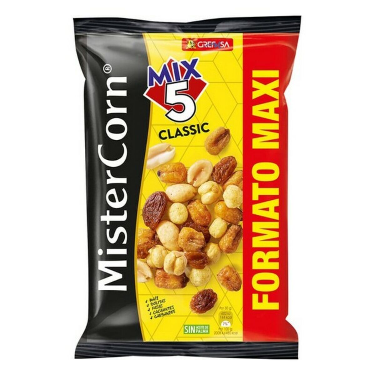 Blandning av torkad frukt Grefusa Mix 5 (300 g) - 2