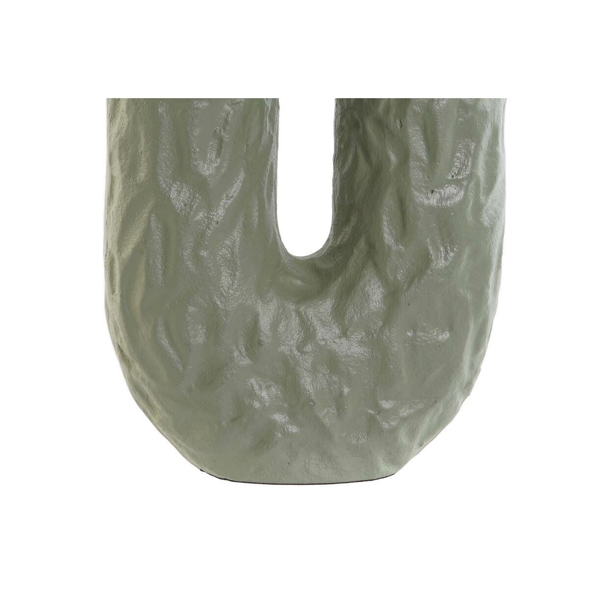 Vas DKD Home Decor Vit Grön Aluminium 16 x 7 x 43 cm (2 antal) - 2