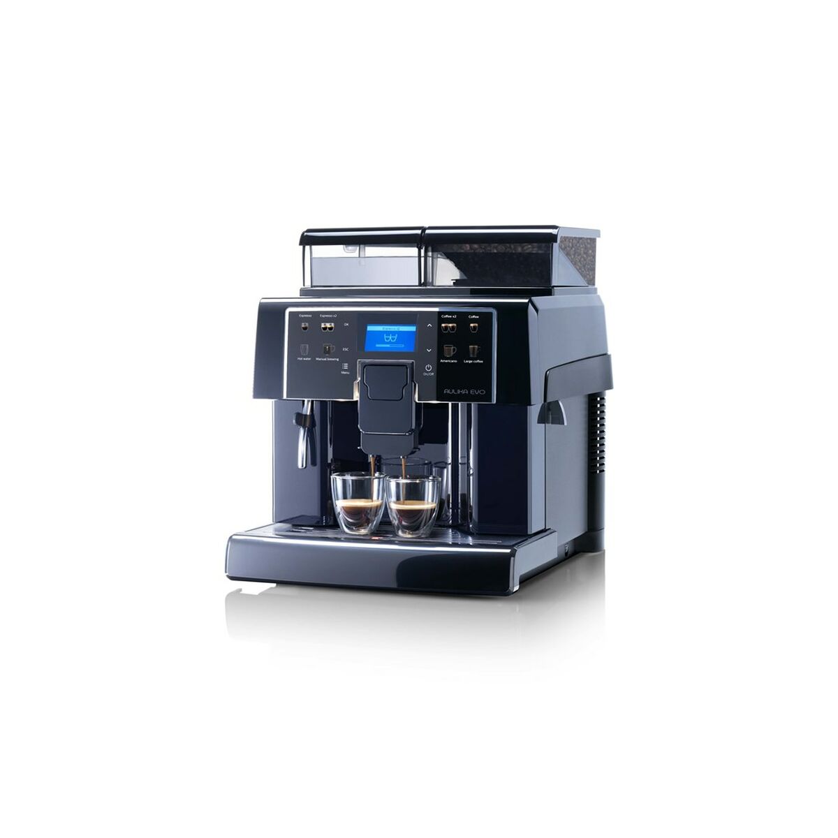 Superautomatisk kaffebryggare Eldom Aulika EVO Blå Svart Svart/Blå 1400 W 2 Csészék - 2