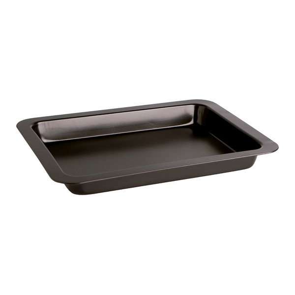 Ugnsplåt Med Nonstick Beläggning Quid Sweet Grey Svart Metall 36 x 24 x 4 cm