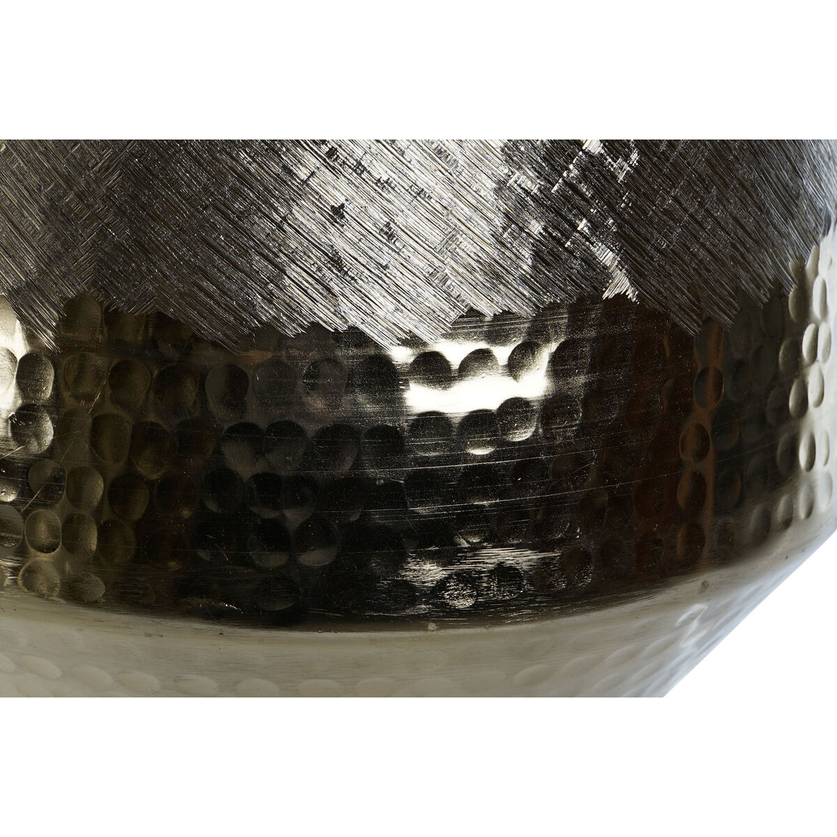 Vas DKD Home Decor Gyllene Silvrig Aluminium 22 x 22 x 32 cm (2 antal) - 2
