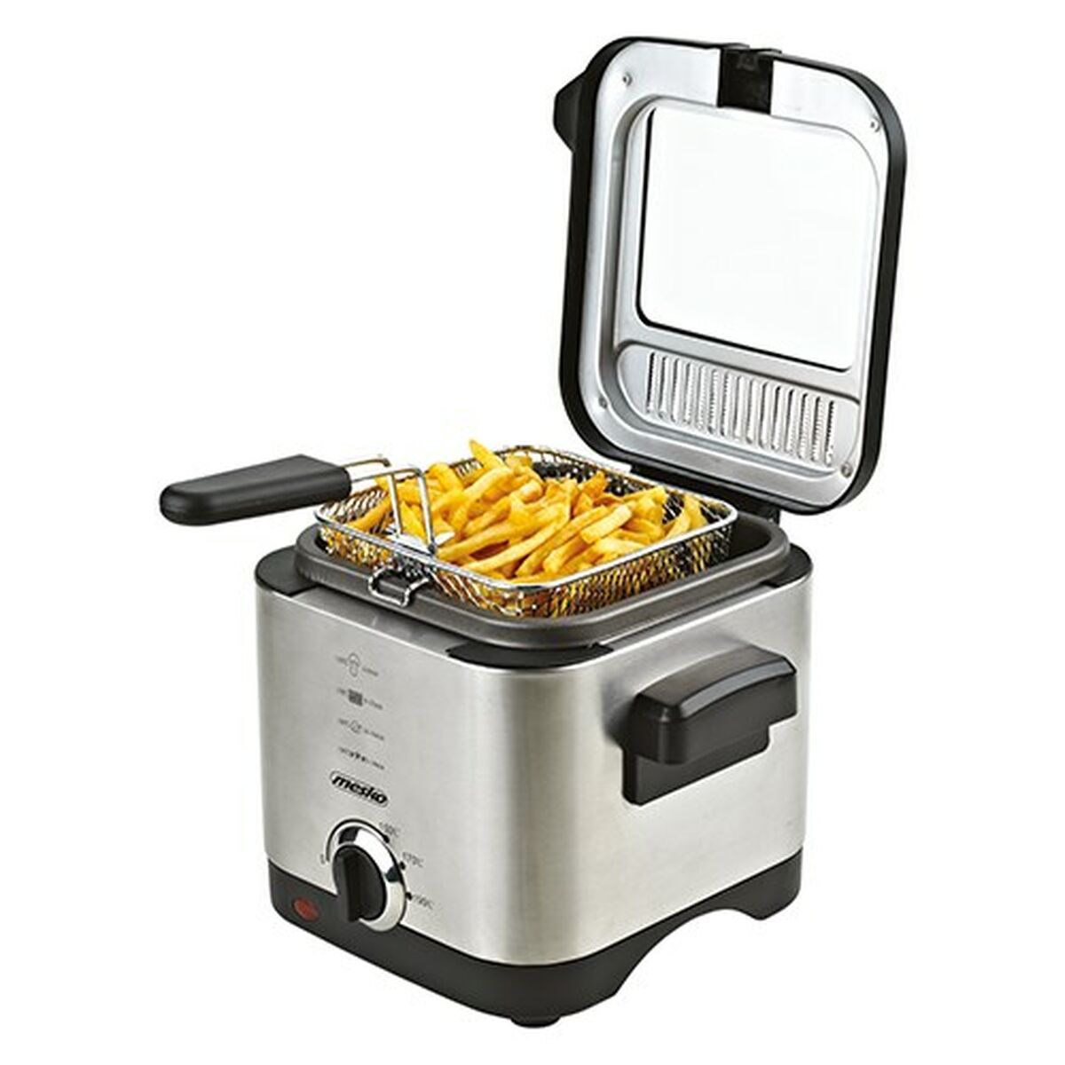 Fritös Mesko MS 4910 Svart Silvrig 900 W 1,5 L