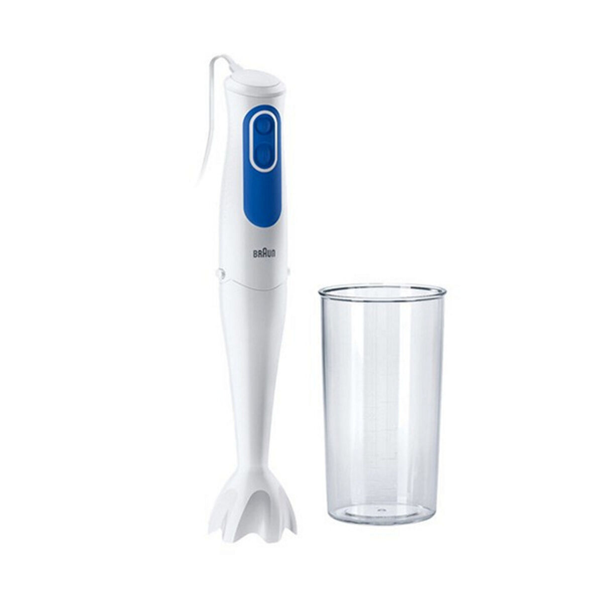 Mixer Braun MQ 3000 Smoothie Vit Vit/Blå 700 W 600 ml