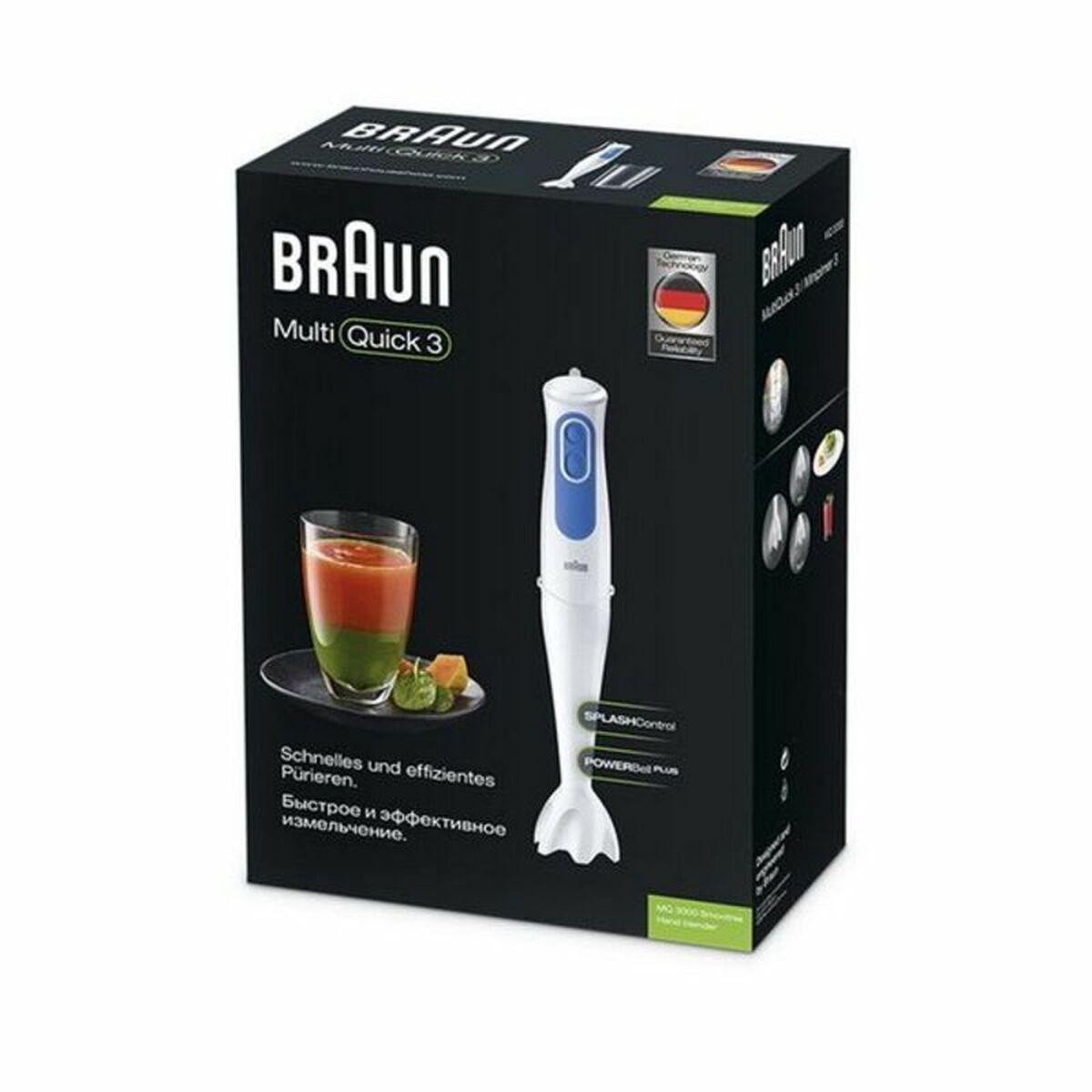 Mixer Braun MQ 3000 Smoothie Vit Vit/Blå 700 W 600 ml - 2