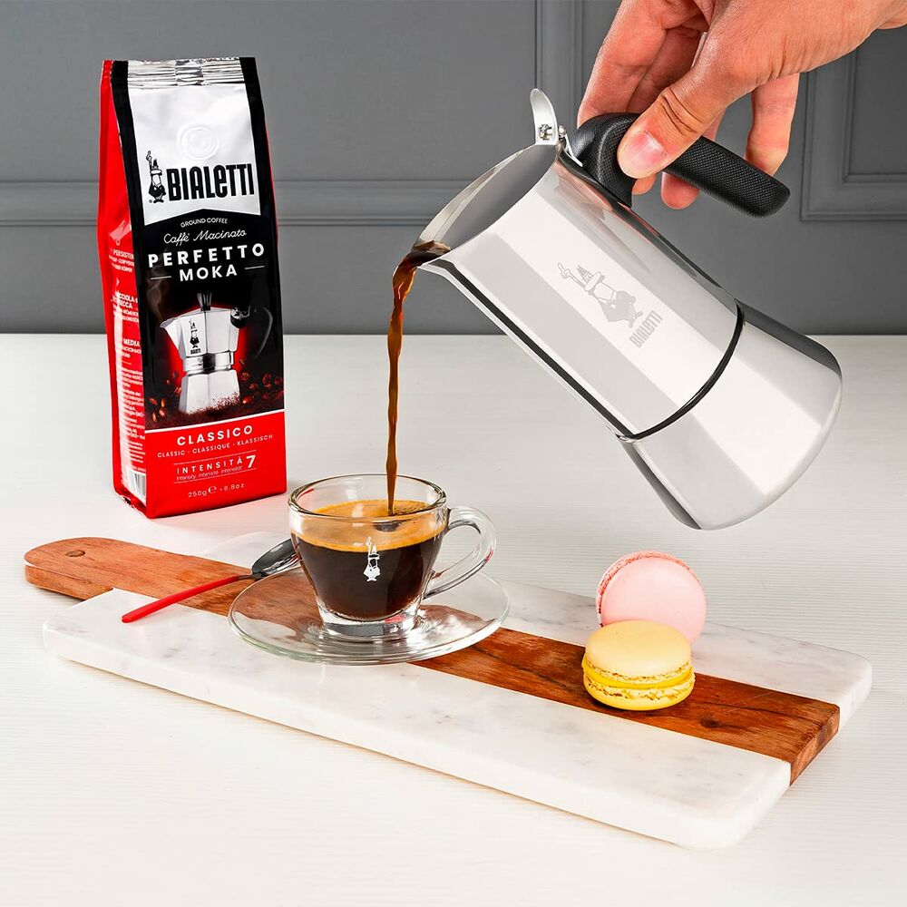 Italiensk Kaffepanna Bialetti Venus box Trä Rostfritt stål 2 Csészék 100 ml - 2