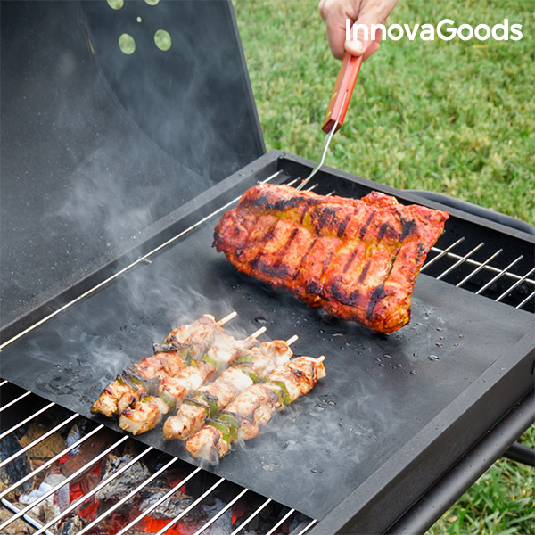 Underlägg för ugn och grill InnovaGoods 2 antal - 8