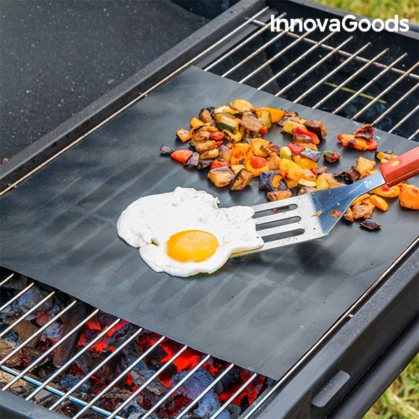 Underlägg för ugn och grill InnovaGoods 2 antal
