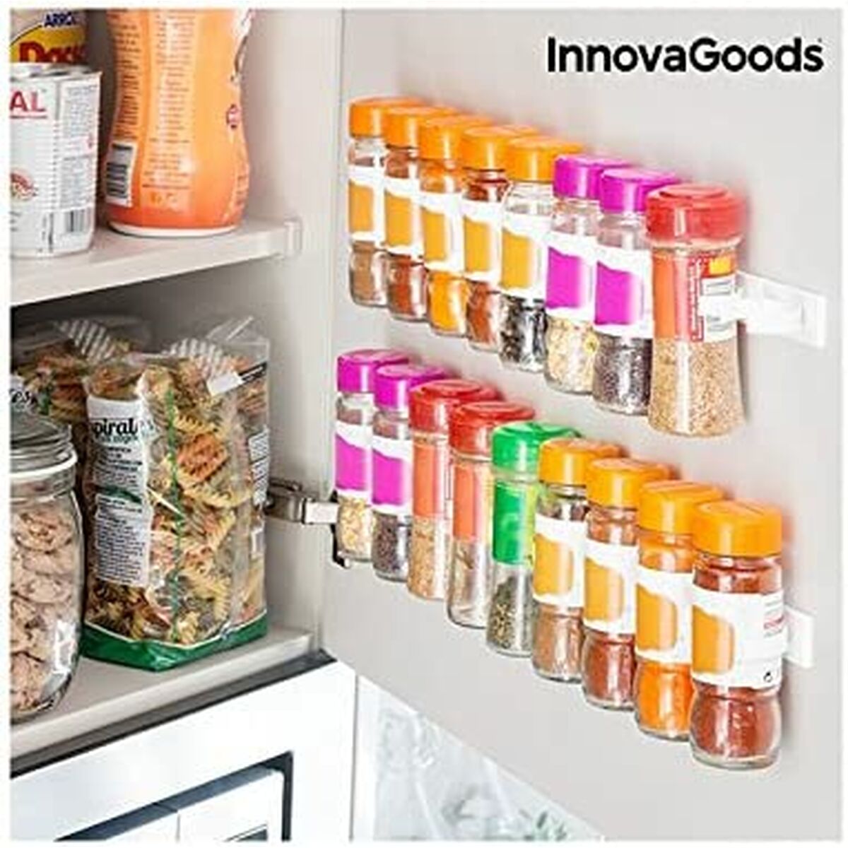 Kryddhylla InnovaGoods IG114086 Vit Sjävhäftande - 4