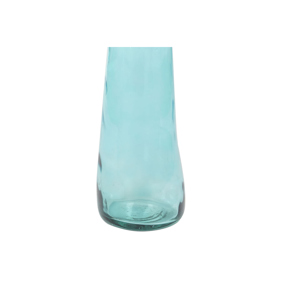 Vas DKD Home Decor 18 x 18 x 120 cm Himmelsblå Härdat glas - 3