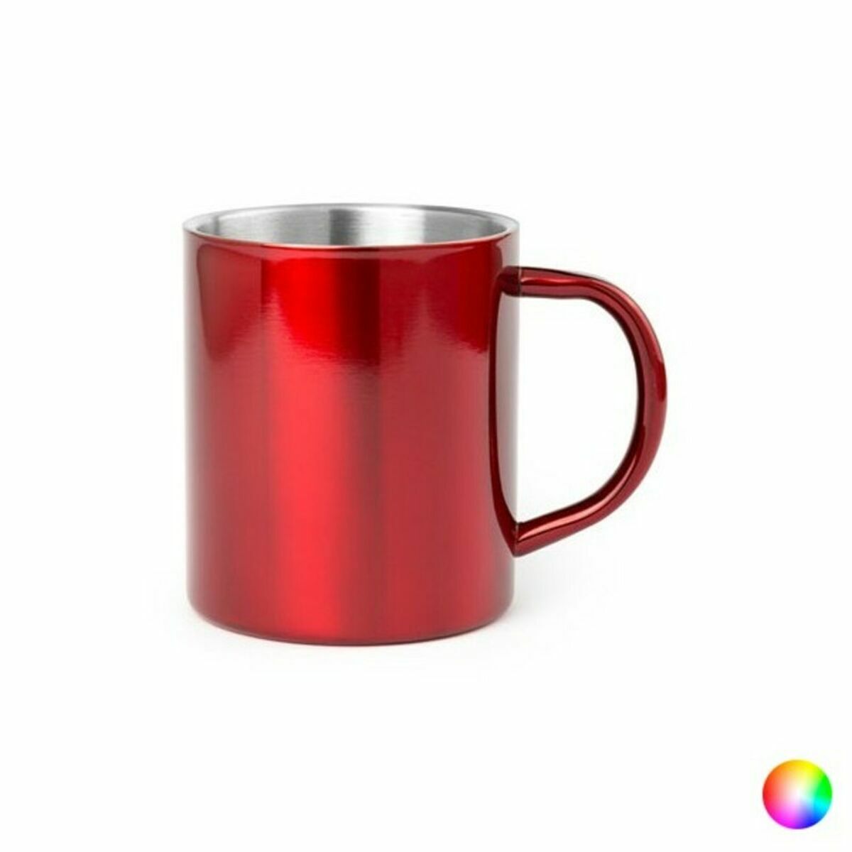 Rostfritt Stål Mugg 144656 Dvobarvna (280 ml) (50 antal), Färg: Svart - 3
