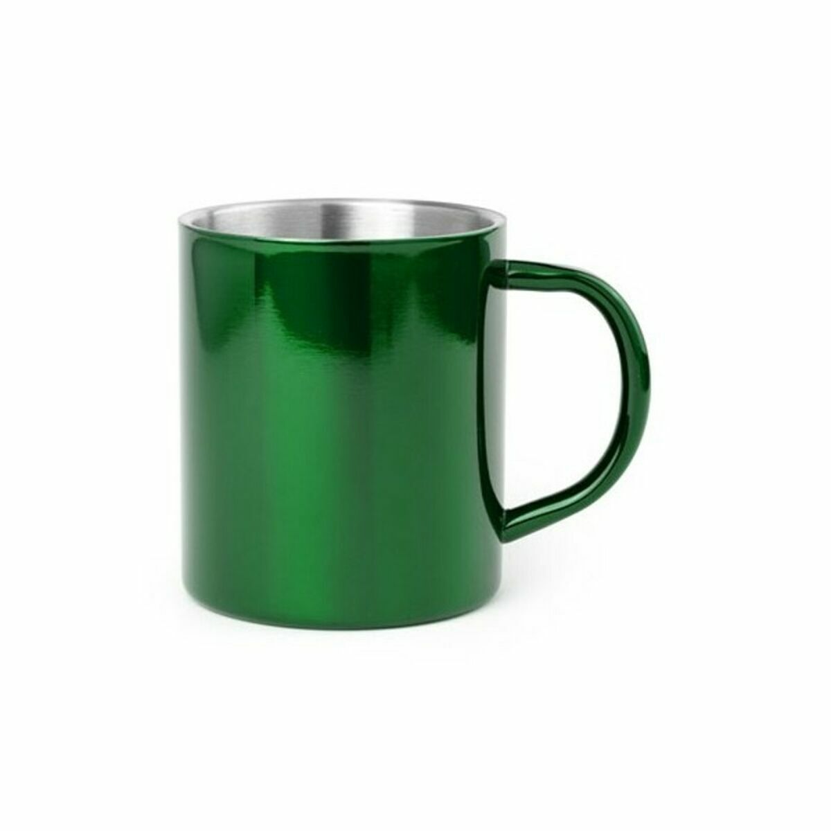 Rostfritt Stål Mugg 144656 Dvobarvna (280 ml) (50 antal), Färg: Grön - 2
