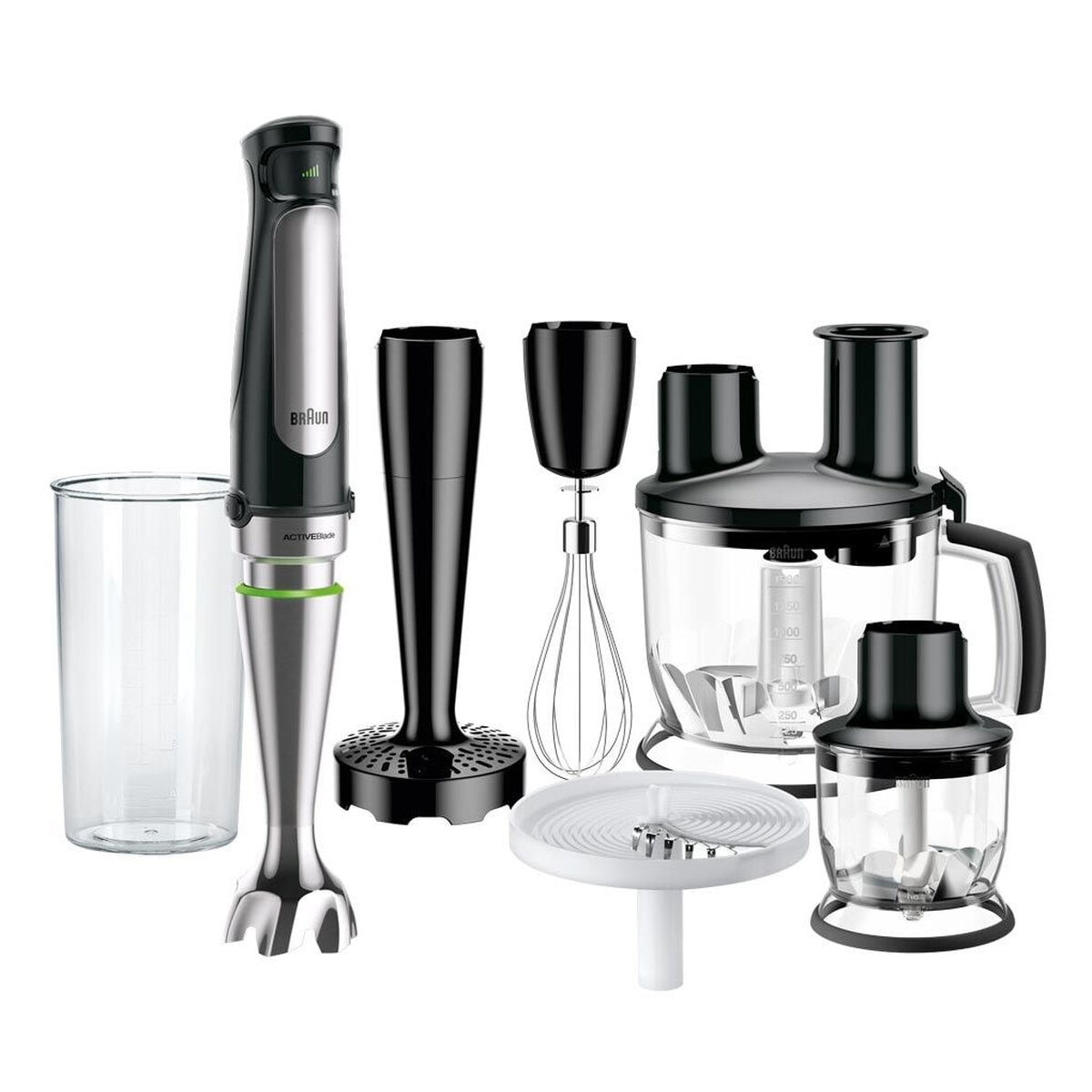 Mixer Braun MQ 7087X Svart 1000 W 1,2 L - 2