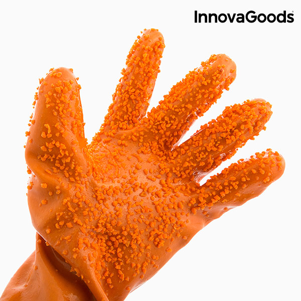 Skrubbhandskar för frukt och grönsaker Gloveg InnovaGoods - 2