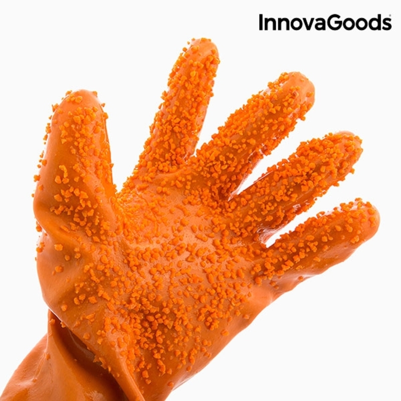 Skrubbhandskar för frukt och grönsaker Gloveg InnovaGoods - 7