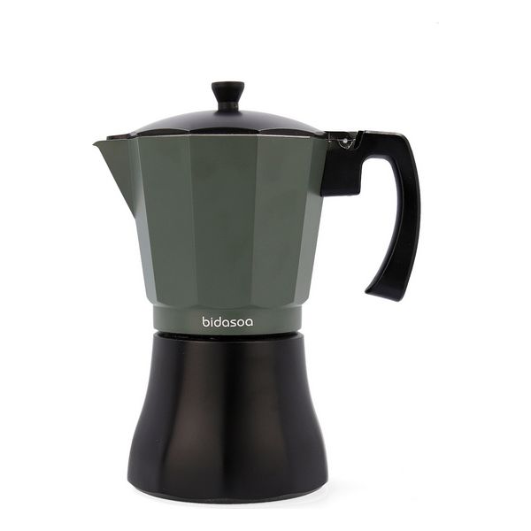 Kaffebryggare Bidasoa Vit Svart Aluminium (12 Csészék) - 2
