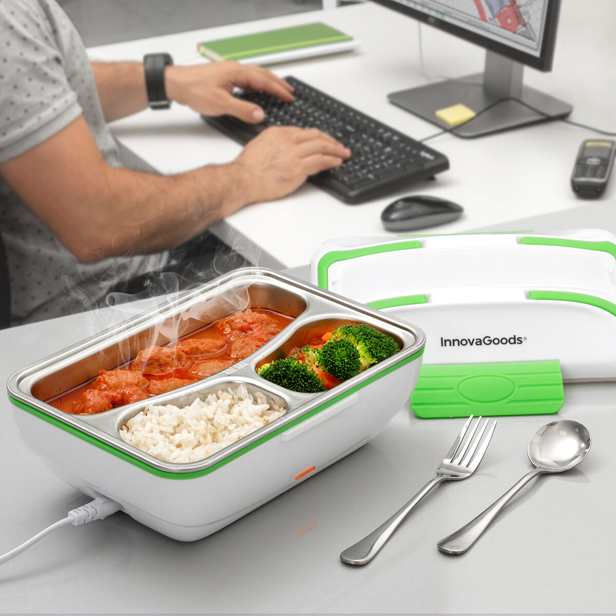 Elektrisk lunchbox Hobox InnovaGoods - 23