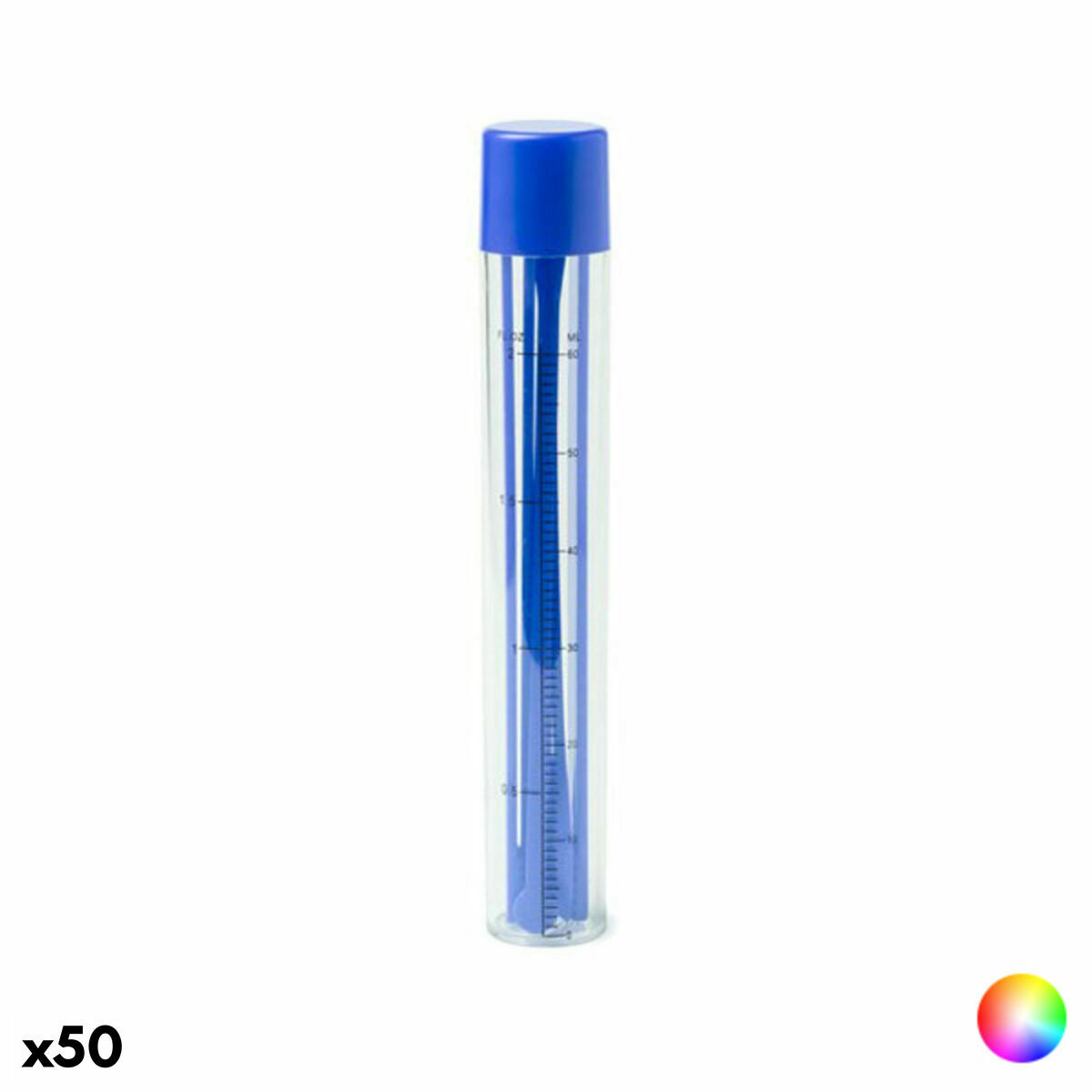 Cocktailset 144696 60 ml (50 antal), Färg: Blå