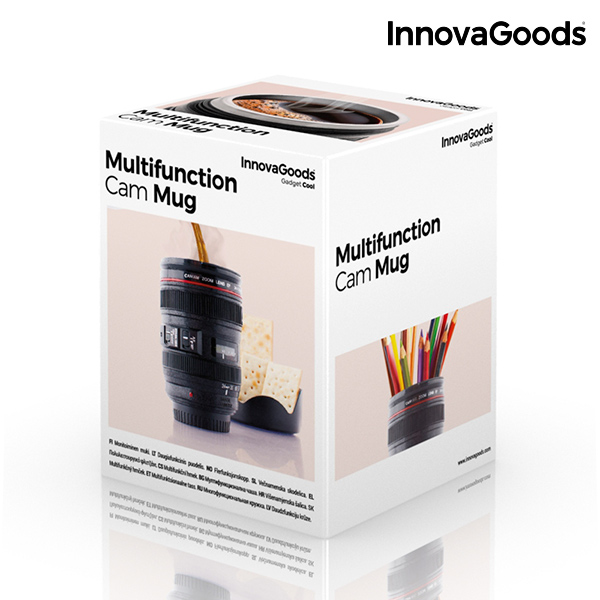 Multifunktionell mugg med lock Thermuffee InnovaGoods - 2