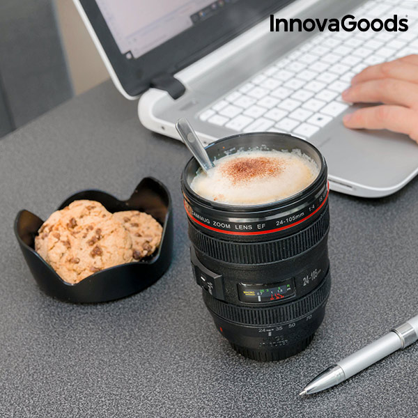 Multifunktionell mugg med lock Thermuffee InnovaGoods