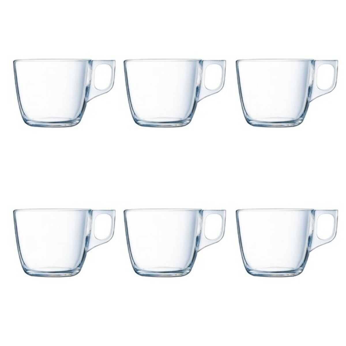 Set med kaffekoppar Luminarc 6 pcs Transparent (22 cl) - 3