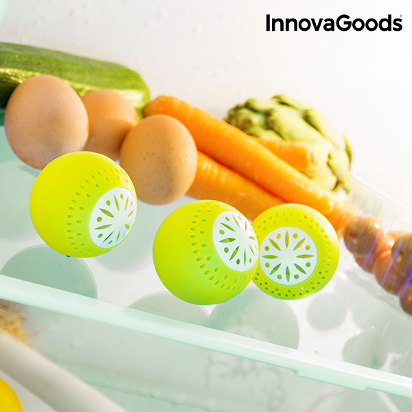 Ekobollar till kylskåp InnovaGoods 3 antal - 3