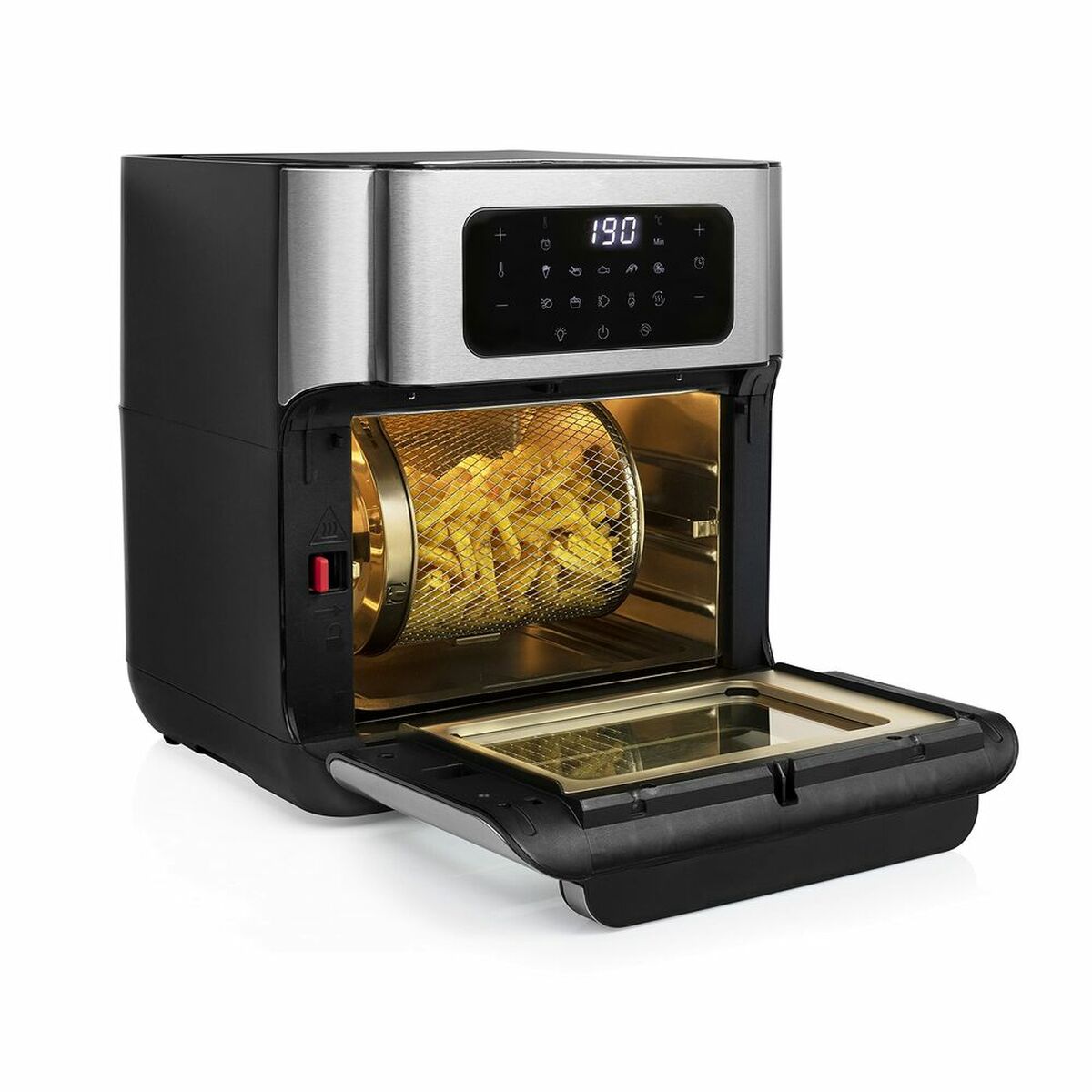 Oljefri Fritös Princess 182065 1500 W Svart Svart/Silvrig Silvrig 10 L