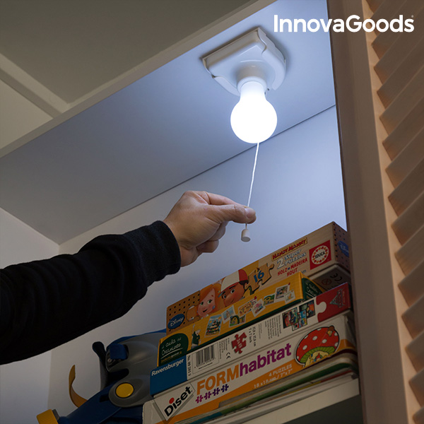 Bärbar LED glödlampa Stilamp InnovaGoods - 5