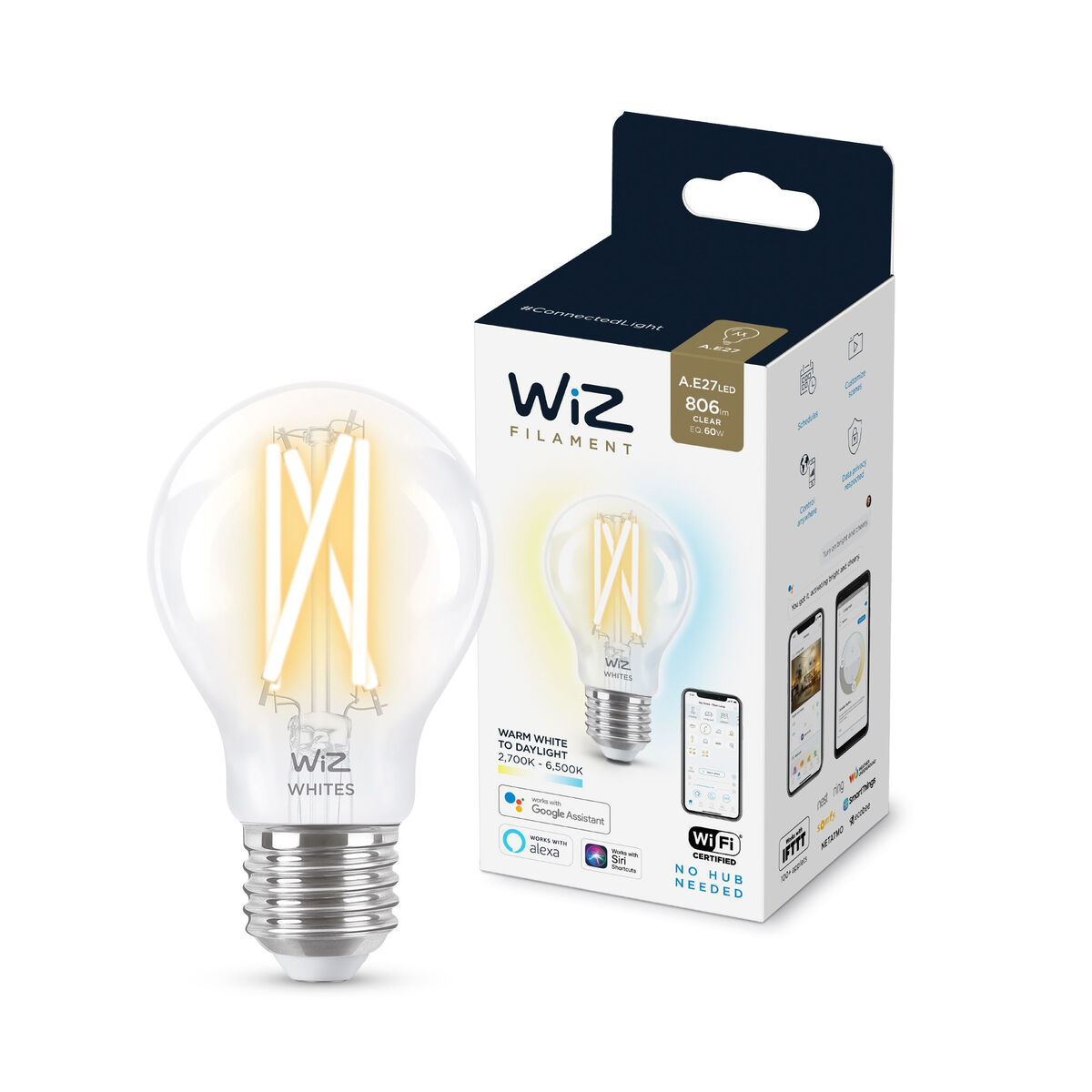 Smart-Lampa Ledkia A60 E27