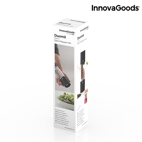 2 i 1 Salt och Peppar Kvarn Duomil InnovaGoods - 9