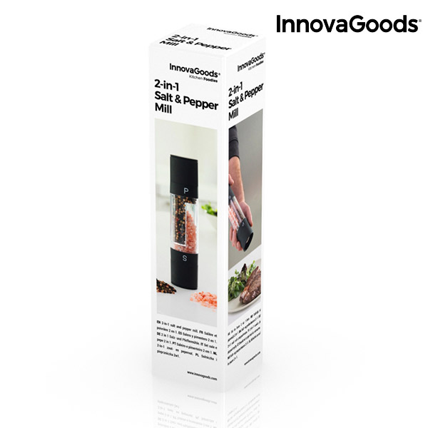 2 i 1 Salt och Peppar Kvarn Duomil InnovaGoods - 6