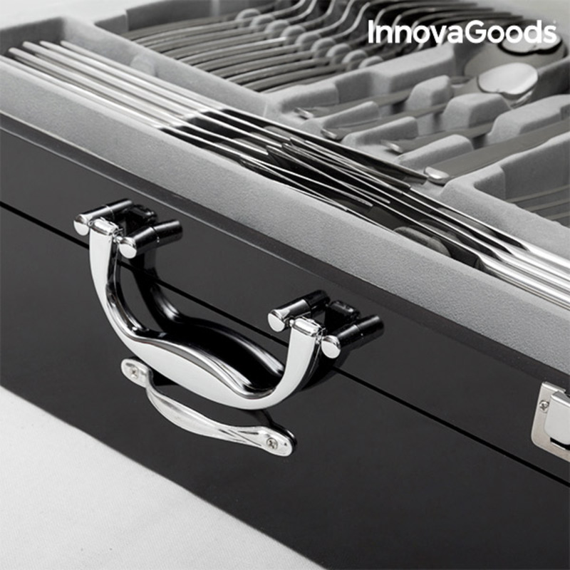 Bestickset i Rostfritt Stål Cook D`Lux InnovaGoods 72 Delar - 12