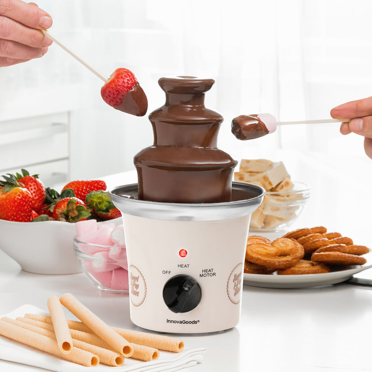 Chokladfontän Sweet & Pop Times InnovaGoods - 12