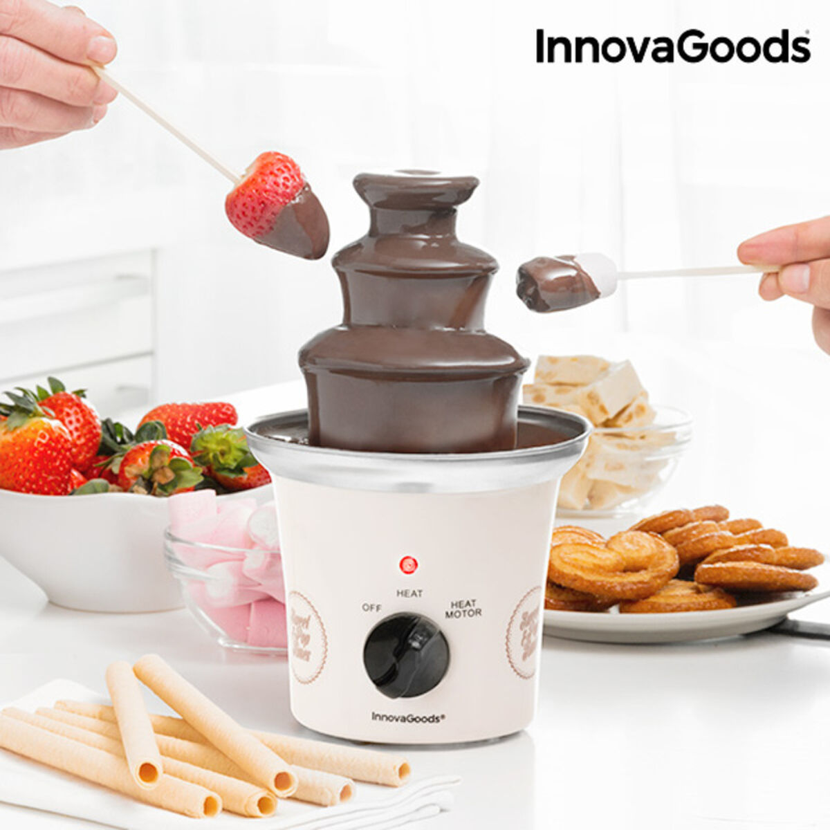 Chokladfontän Sweet & Pop Times InnovaGoods - 9