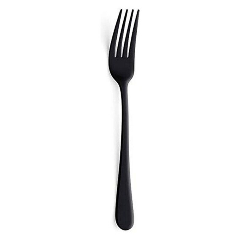 Gaffelset Amefa Austin Negro (12 pcs) Svart Metall 20,7 cm (12 antal) - 2
