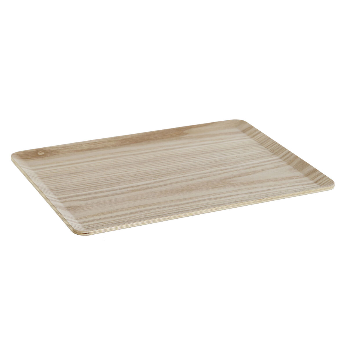 Bricka DKD Home Decor Naturell Bambu 27 x 20 cm