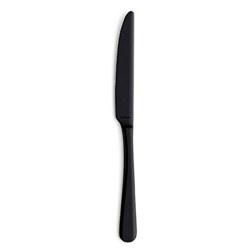 Knivset Amefa Austin Negro Svart Metall 23,5 cm (12 antal) (12 uds) - 2