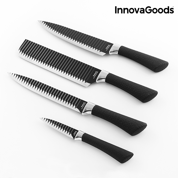 Knivset Black Shark Swiss·Q Namiutsu InnovaGoods 4 Delar - 3