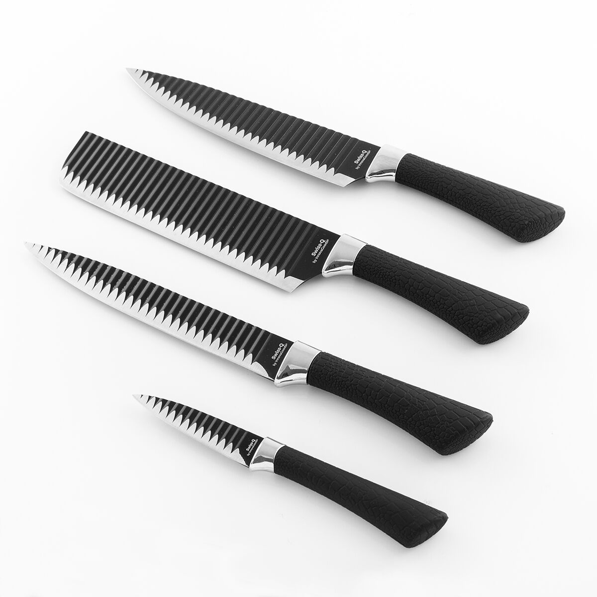 Knivset Black Shark Swiss·Q Namiutsu InnovaGoods 4 Delar - 13