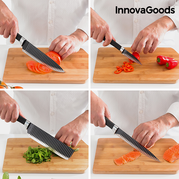 Knivset Black Shark Swiss·Q Namiutsu InnovaGoods 4 Delar - 5