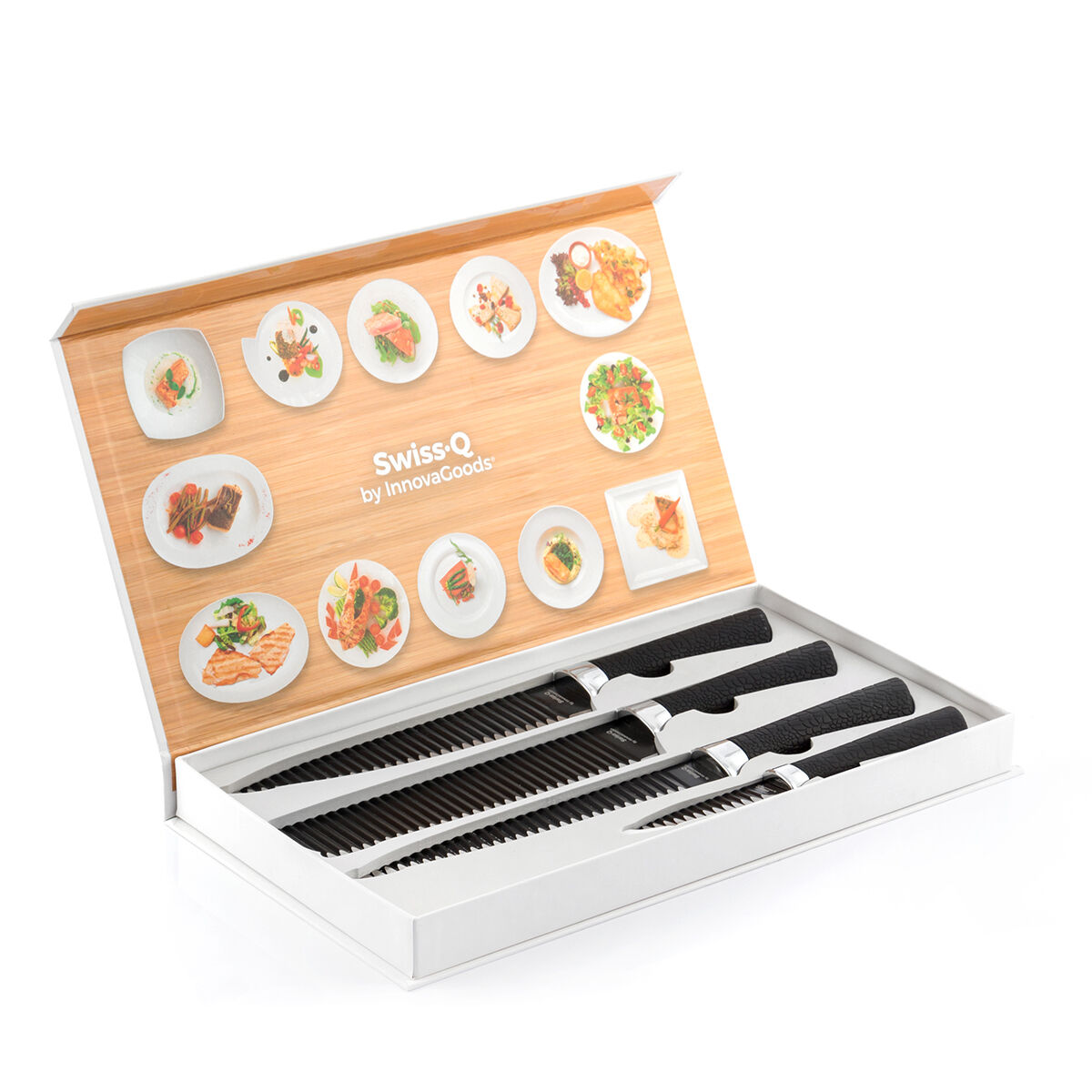Knivset Black Shark Swiss·Q Namiutsu InnovaGoods 4 Delar - 12