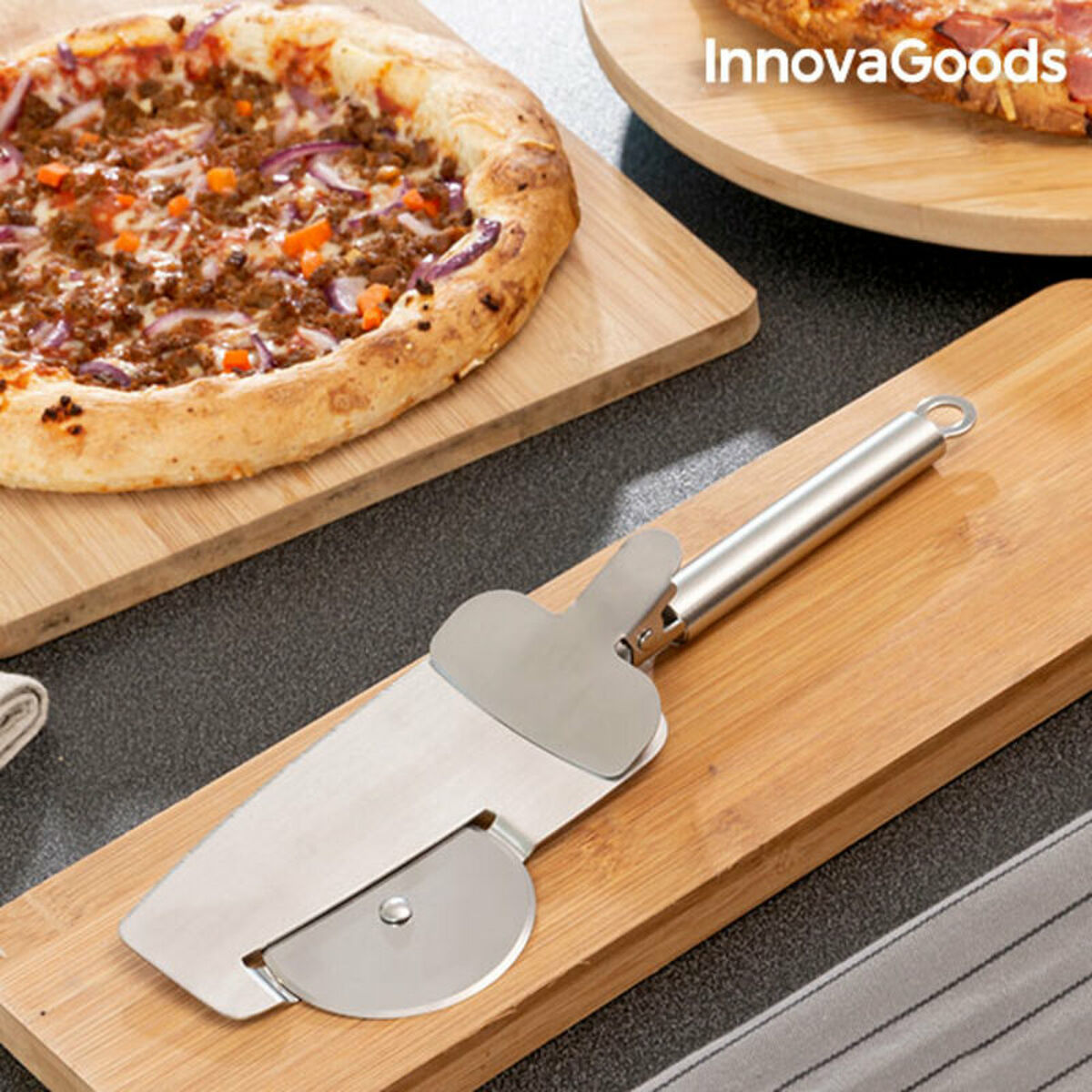 Pizzakniv 4-in-1 Nice Slice InnovaGoods - 8