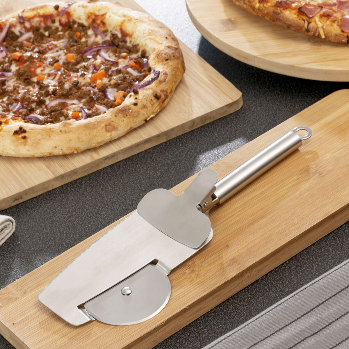 Pizzakniv 4-in-1 Nice Slice InnovaGoods - 11
