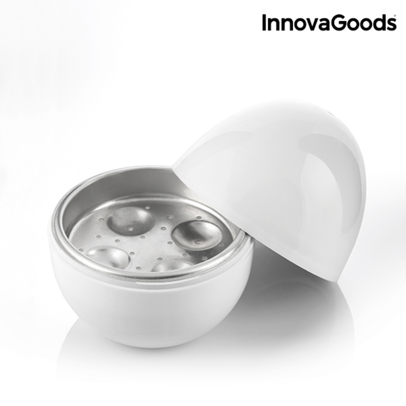 Äggkokare för Mikrovågsugn med Receptbok Boilegg InnovaGoods - 10