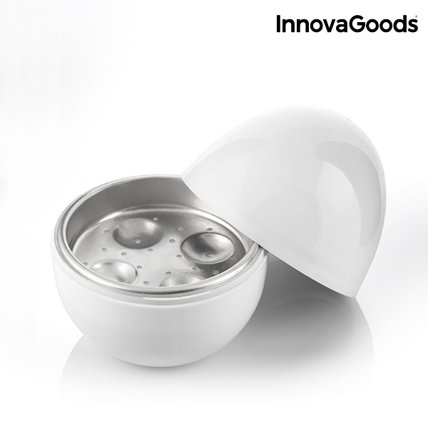 Äggkokare för Mikrovågsugn med Receptbok Boilegg InnovaGoods - 4