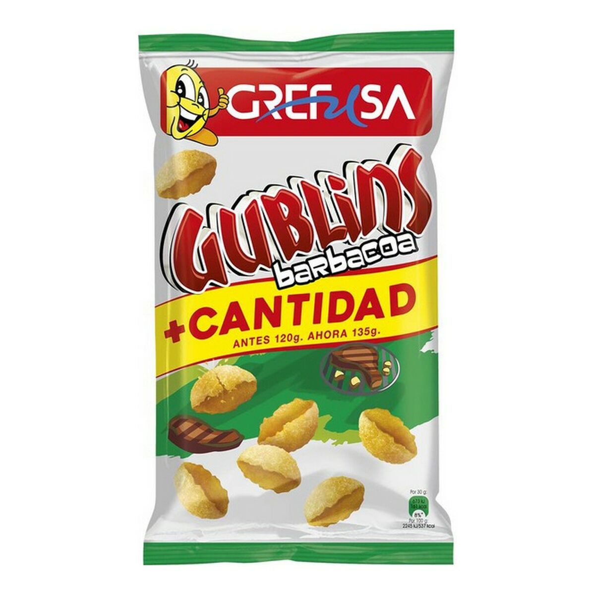 Snacks Grefusa Gublins Grill (135 g)