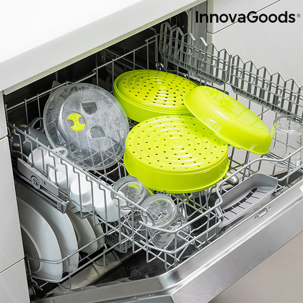 Dubbel ångkokare för mikrovågsugn Codowave InnovaGoods - 4