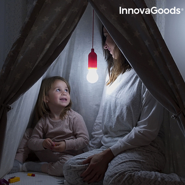 Bärbar LED-lampa med sladd Bulby InnovaGoods - 4