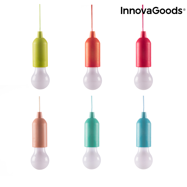Bärbar LED-lampa med sladd Bulby InnovaGoods - 8