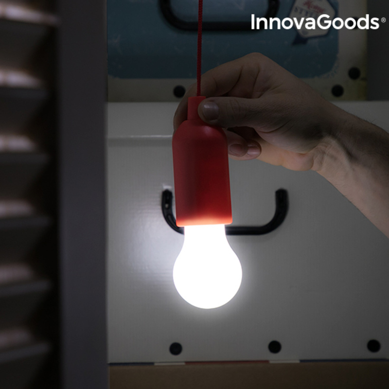 Bärbar LED-lampa med sladd Bulby InnovaGoods - 10